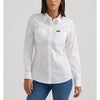 Wrangler Womens Western White Shirt - 112358013
