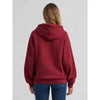 Wrangler Womens Wide Open Spaces Logo Hoodie Deep Burgundy - 112382644