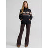 Wrangler Womens Wild West Pullover Black - 112382737