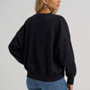 Wrangler Womens X Lainey Wilson Cowboy Crewneck Pullover Black - 112370426