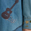Wrangler Womens X Lainey Wilson Embroidered Denim Print Shirt