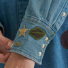 Wrangler Womens X Lainey Wilson Embroidered Denim Print Shirt