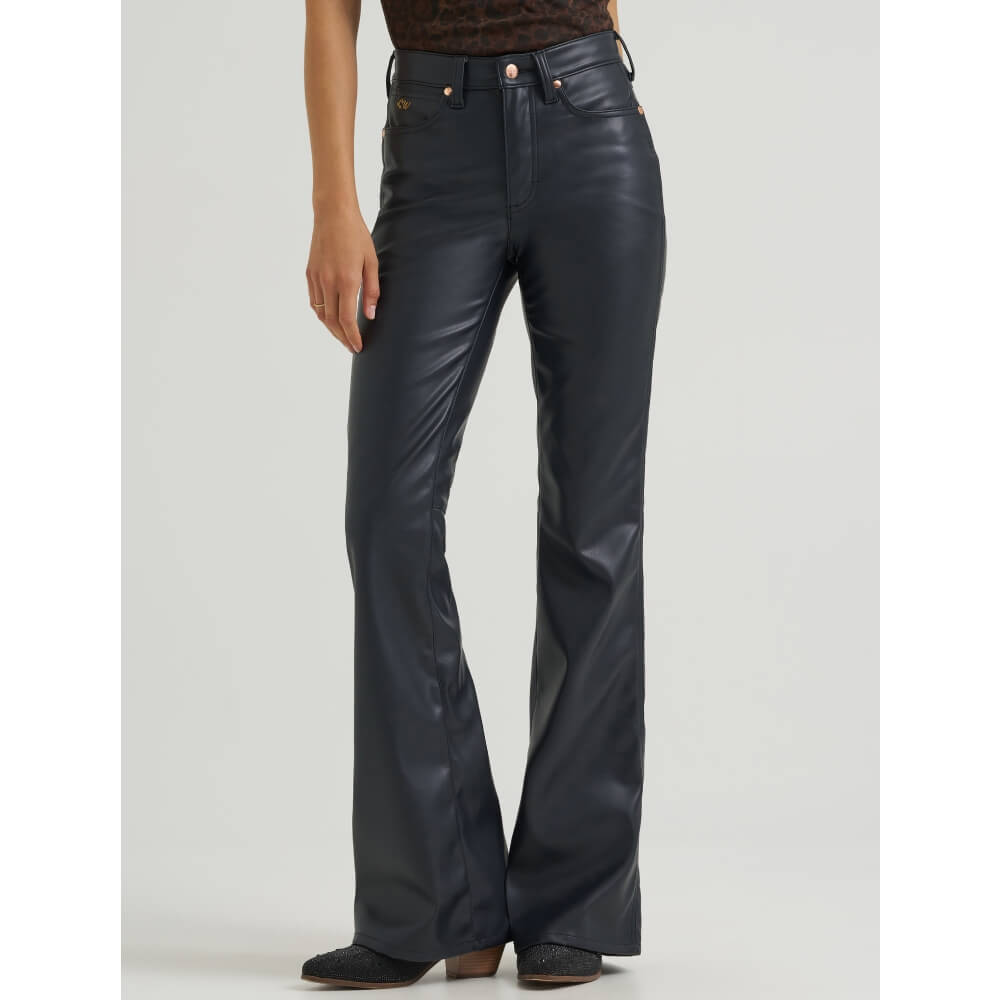 Wrangler Womens X Lainey Wilson Flare Jeans Black - 112385583