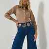 Wrangler Womens X Lainey Wilson Satin Shirt
