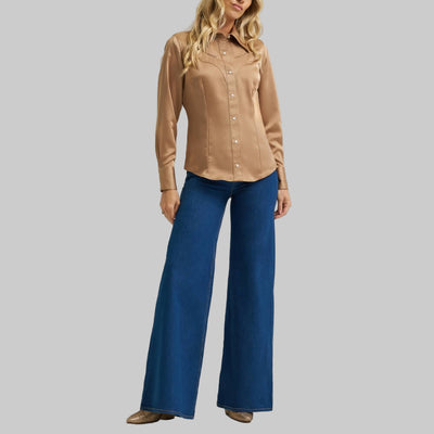 Wrangler Womens X Lainey Wilson Satin Shirt
