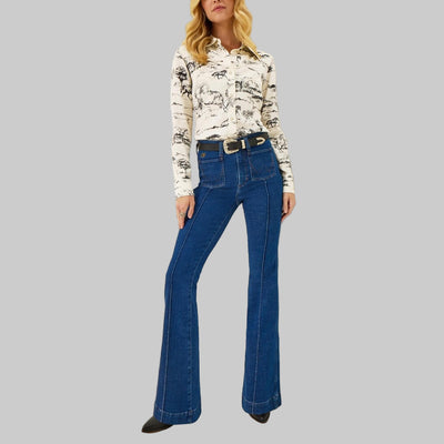 Wrangler Womens x Lainey Wilson Flare jeans