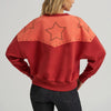 Wrangler Womens x Lainey Wilson Studded Star Crewneck Pullover