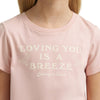 Wrangler X Lainey Wilson Girls Breeze T-Shirt Pink - 112375639