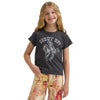 Wrangler X Lainey Wilson Girls Giddy Up T-Shirt Black - 112382883