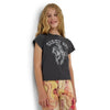 Wrangler X Lainey Wilson Girls Giddy Up T-Shirt Black - 112382883