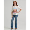 Wrangler X Lainey Wilson Girls Neon Rainbow T-Shirt White - 112382884