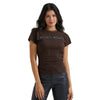 Wrangler X Lainey Wilson Leopard T-Shirt Brown - 112385577