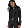 Wrangler X Lainey Wilson Womens Blouse Black - 112385576