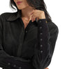 Wrangler X Lainey Wilson Womens Blouse Black - 112385576