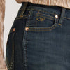 Wrangler X Lainey Wilson Womens Boot Hugger Jeans Dark Wash - 112382916