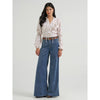 Wrangler X Lainey Wilson Womens Cheeky Wide Leg Jeans Chenille - 112382902