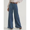 Wrangler X Lainey Wilson Womens Cheeky Wide Leg Jeans Chenille - 112382902