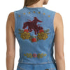 Wrangler X Lainey Wilson Womens Denim Vest Blue - 112375559