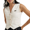 Wrangler X Lainey Wilson Womens Denim Vest White - 112385569
