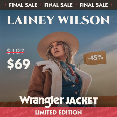 Lainey Wilson Womens Faux Shearling Barn Jacket 