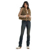 Wrangler X Lainey Wilson Womens Fur Vest Brown - 112382832