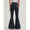 Wrangler X Lainey Wilson Womens Pintuck Pull On Jeans Sandrider (Dark Wash) - 112382900
