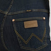 Wrangler X Lainey Wilson Womens Pintuck Pull On Jeans Sandrider (Dark Wash) - 112382900
