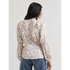 Wrangler X Lainey Wilson Womens Print Blouse Ivory/Cream - 112382881
