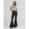 Wrangler X Lainey Wilson Womens Pull-On Bell Jeans Washed Black - 112370416
