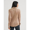 Wrangler X Lainey Wilson Womens Snap Blouse Rose Gold - 112382814