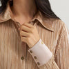 Wrangler X Lainey Wilson Womens Snap Blouse Rose Gold - 112382814