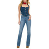Wrangler x Lainey Wilson Womens Boot Huggers Jeans Blue Wash - 112368251