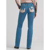 Wrangler x Lainey Wilson Womens Embellished Mae Bootcut Jeans Mid Wash - 112375595
