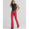 Wrangler x Lainey Wilson Womens Flare Jeans Red - 112380474