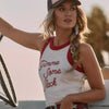 Wrangler x Lainey Wilson Womens Gimme Some Slack Tank Top White - 112380487