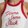 Wrangler x Lainey Wilson Womens Gimme Some Slack Tank Top White - 112380487