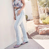 Wrangler x Lainey Wilson Womens Huggers Jeans Bleach Blue Wash - 112368267