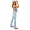 Wrangler x Lainey Wilson Womens Huggers Jeans Bleach Blue Wash - 112368267