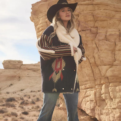 Wrangler x Lainey Wilson Womens Jacquard Lainey Coat