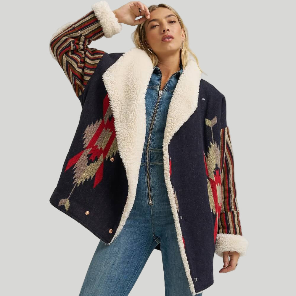 Wrangler x Lainey Wilson Womens Jacquard Lainey Coat