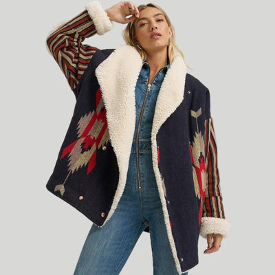 Wrangler x Lainey Wilson Womens Jacquard Lainey Coat