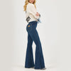 Wrangler x Lainey Wilson Womens Pull On Bell Jeans Dark Denim - 112368250