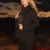 Wrangler x Lainey Wilson Womens Wrancher Blazer Black - 112373695