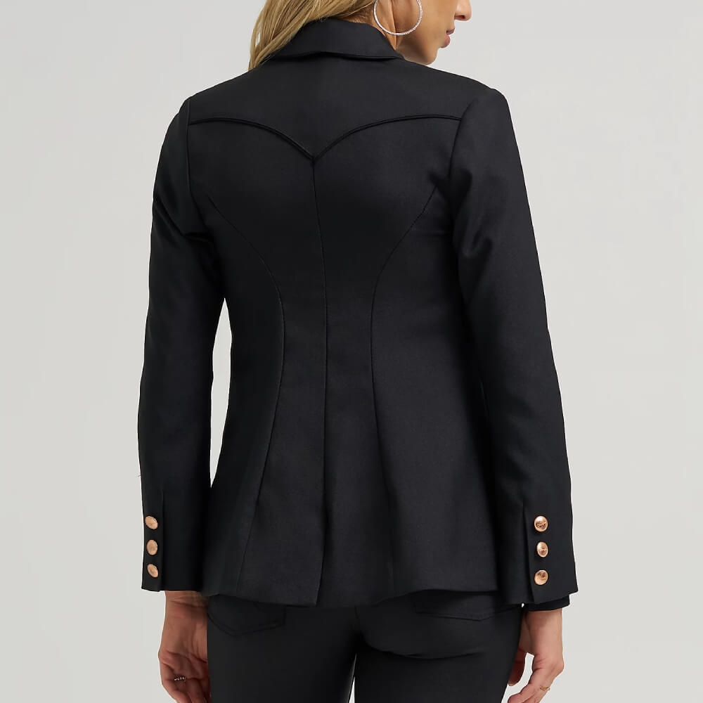 Wrangler x Lainey Wilson Womens Wrancher Blazer Black - 112373695