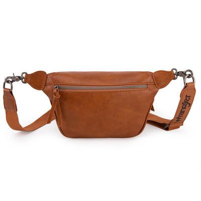 Wrangler Fanny Pack Belt Sling Bag Light Brown - WG82-194LBR