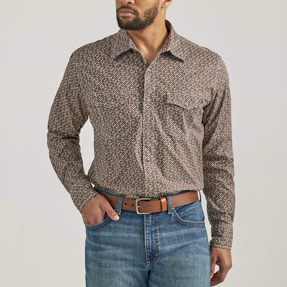 Wrangler Mens 20X Competition Western Shirt 