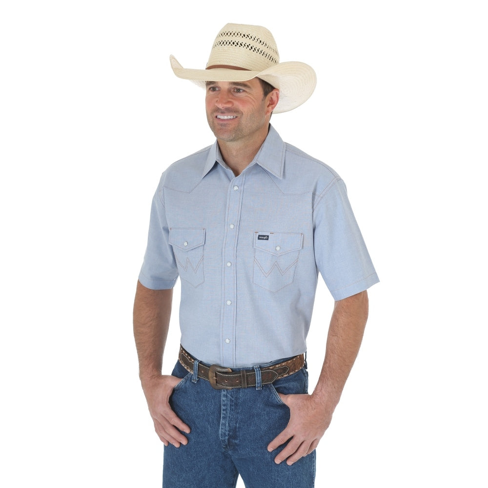 Wrangler Mens Cowboy Cut Work Shirt
