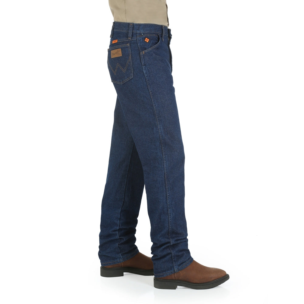 Wrangler Mens FR Bootcut Original Fit Jeans In Prewash - FR13MWZ
