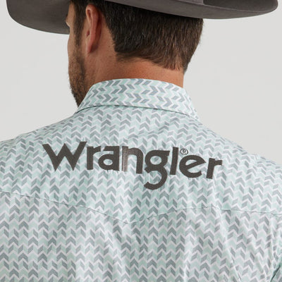 Wrangler Mens Long Sleeve Logo Shirt
