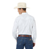 Wrangler Mens Painted Desert Basic Western Shirt - White - 71135CH